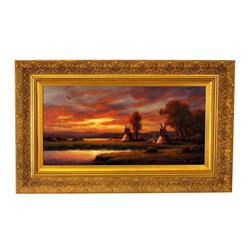 Spectacular Oil on Board