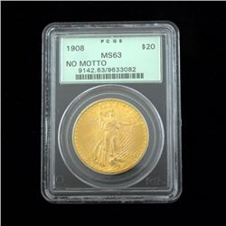 1908 $20 Gold Saint Gaudens