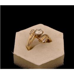 Spectacular Ladies 14K Yellow Gold Ring