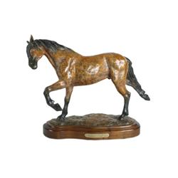 Colorized Bronze of a Wild Horse