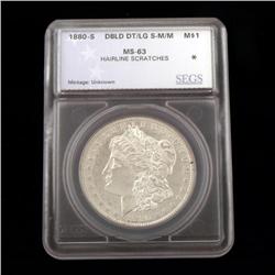 1880-S Morgan Silver Dollar