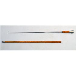 Quality antique cane sword