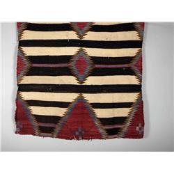 Navajo textile wearing blanket, eye dazzler