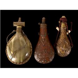 Collection of 3 Flasks