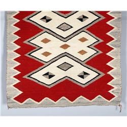 Navajo eye dazzler saddle blanket