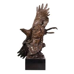 Bronze statue