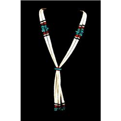Navajo style beaded and turquoise nugget