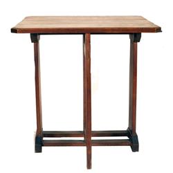 Arts & crafts style drop leaf oak table