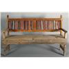 Image 1 : Rustic pine garden bench