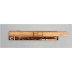 Kimra 1950s Split Bamboo Fly Rod in Box