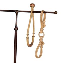 Matching set of rawhide braided bosal