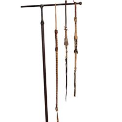 3 Round braided quirts