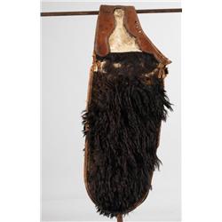 Black Angora Saddlebags