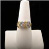 Image 1 : Stylish 10K White Gold Ladies Ring