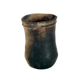 Pair of Navajo Pottery Cylindrical Ollas
