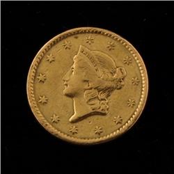 1851 $1 Gold Circulated