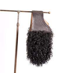 Beautiful black wooly saddle bags