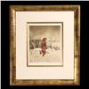 Image 1 : Original hand colored etching