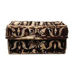 Early Frontier Rawhide Trunk