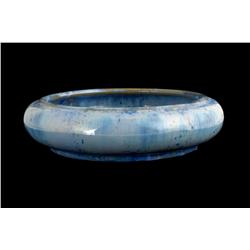 Exceptional Fulper Venetian blue 8" bowl