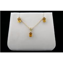 Wonderful 14K Yellow Gold Ladies Citrine