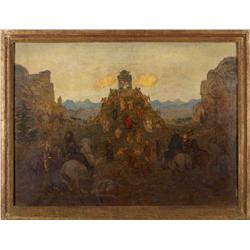 Interesting oil painting