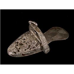 Hand forged Spanish single stirrup