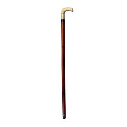 Ivory topped Gentlemen's walking cane.
