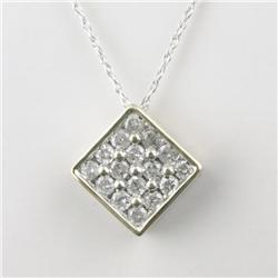 Brilliant 10K Yellow Gold Ladies Necklace