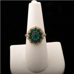 Beautiful 10K Yellow Gold Ladies Ring