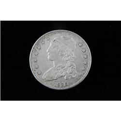 1836 twenty-five cent in VF to XF condition