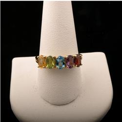 Dazzling 14K Yellow Gold Ladies Anniversary