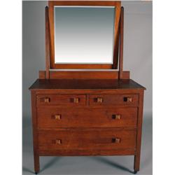 Oak dresser in  Arts and Crafts tradition