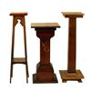 Image 1 : Collection of 3 pedestals or plant stands