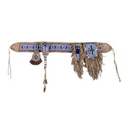 Fully beaded Sioux belt