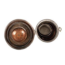 9 piece collection of antique copper