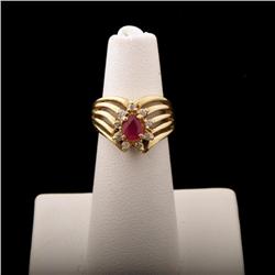 Antique Style Art Nuevo Ladies Ring