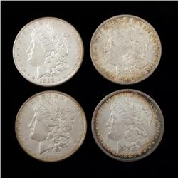 4 Morgan Silver Dollars
