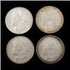 Image 1 : 4 Morgan Silver Dollars