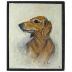 Original Oil on canvas entitled: "Hoagie"