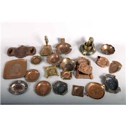 Large assortment of copper pieces