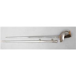 Wilkinson Cup Hilt Silver Etched Sword