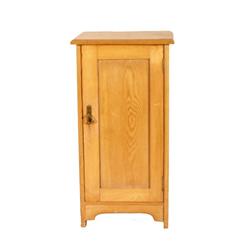 Oak telephone / side stand with hinged door