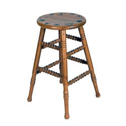 24" high branded bar stool.