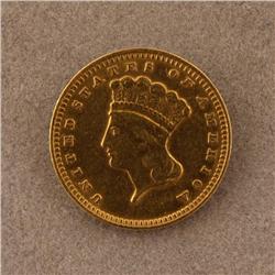 $1 Gold type III date unknown.