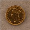 Image 1 : $1 Gold type III date unknown.