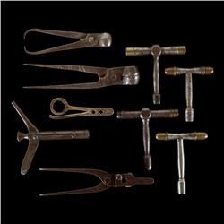 Lot of early to mid 19th century molds,