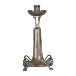 Pair Point Art Nouveau candle stick