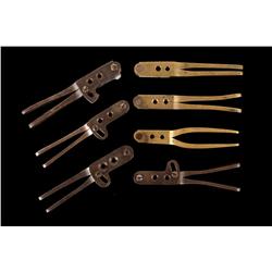 Lot of 7 bullet molds including Colt,