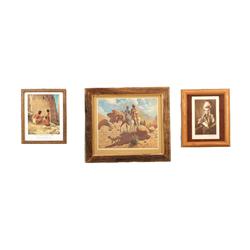 Collection of 3 Western Genre Prints